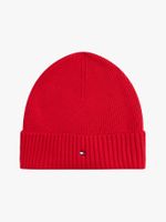 Gorro Solid Con Logo Rojo Tommy Hilfiger