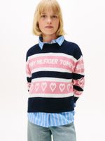 Sweater Inscripción Multicolor Tommy Hilfiger 1G