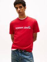 Polera Con Logo De Parche Rojo XLE Tommy Jeans