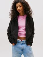 Polerón Hoodie Regular Fit  Logo Negro BDS Tommy Jeans