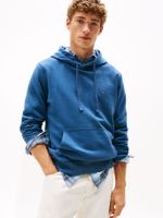 Polerón Hoodie Con Logo Bordado Azul DBZ Tommy Hilfiger