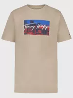 Polera skyline con logo Café Tommy Hilfiger