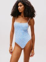 Traje De Baño Essential Celeste Tommy Hilfiger