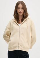 Polerón Hoodie Con Logo Flag Beige Tommy Hilfiger