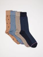 Pack Par 4 Calcetines De Vestir Café Tommy Hilfiger