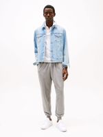 Joggers Essential Terry Con Logo Gris Tommy Hilfiger