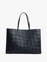 Tote City Monogram Azul Tommy Hilfiger