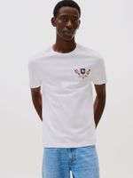 Polera Hilfiger Colour Crest Blanco Tommy Hilfiger