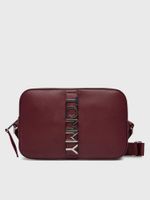 Bandolera City Bold Logo Metálico Rojo Tommy Hilfiger