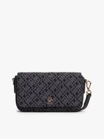Cartera Icon De Jacquard Negro Tommy Hilfiger