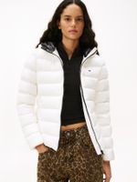 Parka Hooded Acolchada Slim Fit Blanco Tommy Jeans