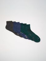Pack De 6 Pares Calcetin Tobilleros Azul Tommy Hilfiger