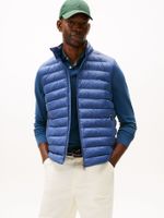 Parka Vest Plegable Repele Al Agua Azul Tommy Hilfiger