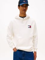 Polerón Hoodie Essential Con Logo Blanco Tommy Jeans