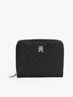 Billetera Con Cierre Monogram Negro Tommy Hilfiger