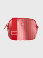 Bandolera Poppy Summer A Rayas Rojo Tommy Hilfiger