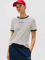 Polera Monotype Stripe-Logo Multicolor Tommy Hilfiger