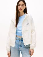 Cortavientos Jacquard Repelente Agua Blanco Tommy Jeans