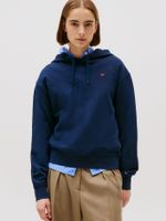 Polerón Hoodie Contrast Flag Logo Azul Tommy Hilfiger