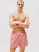 Traje De Baño Con Estampado Naranjo Tommy Hilfiger