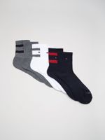 Pack De 6 Par Calcetin Tobilleros Gris Tommy Hilfiger