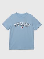 Polera Logo - Circular Celeste Tommy Hilfiger