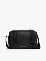 Bolso Reporter Acabado Granulado Negro Tommy Hilfiger
