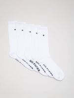 Pack 5 Pares Calcetines Athlet Blanco Tommy Hilfiger