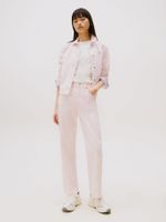 Jeans Straight De Cinco Bolsillos Rosado Tommy Jeans