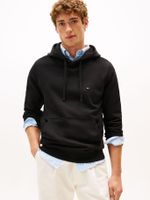 Polerón Hoodie  Logo Bordado Negro BDS Tommy Hilfiger