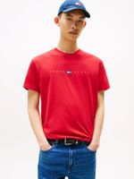 Polera Flag Linear Logo Rojo XLE Tommy Jeans