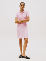 Vestido Polo 1985 De Corte Slim Rosado Tommy Hilfiger