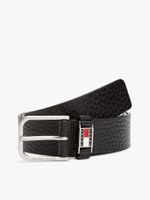 Cinturón Scanton Texturizado Negro Tommy Jeans