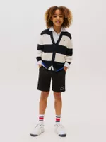 Short Con Logo Gráfico Negro Tommy Hilfiger