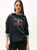 Polerón Hoodie Logo Crest Negro Tommy Jeans
