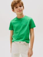 Polera Essential De Cuello Redondo Verde Tommy Hilfiger