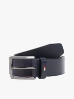 Cinturón Denton De Cuero Azul Tommy Hilfiger