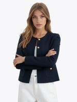 Chaqueta Interlock Gold Azul Tommy Hilfiger