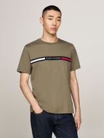 Polera Chest Insert Logo Verde PLI Tommy Hilfiger