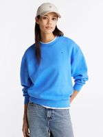 Polerón Con Logo Bordado Regular Fit Azul Tommy Hilfiger