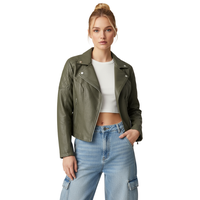 Chaqueta Ecocuero Aviadora Mujer Atenea