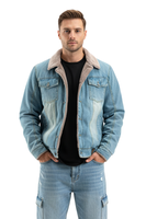 Chaqueta Denim Polar Soft Moscu Hombre
