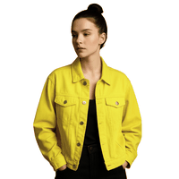 Chaqueta Mezclilla Oversize Mujer Rumania