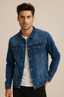 Chaqueta Mezclilla Colors Clasic Man Hombre