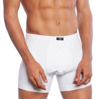 Bi-Pack Boxer Algodón Elastico Recubierto Blanco