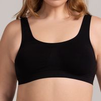 Sostén Basic Confort Seamless Negro Monarch
