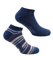2 Pares Calcetín Bamboo Rayas 0/4 Monarch