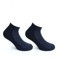 4 Pares Calcetin Algodón Deportivo Largo 0/4 Azul