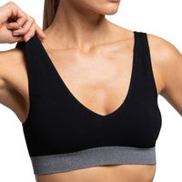 Brassiere V. Eco Friendly Negro Pompea