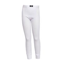 Calzoncillo Largo Termico Infantil Tejido Panal Blanco